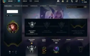 Conta prata 1 com 2 skins e 26 champs