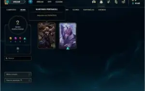Conta prata 1 com 2 skins e 26 champs