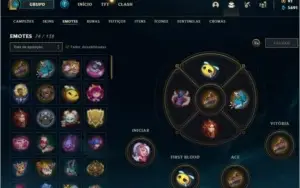 CONTA DIAMANTE 2 // 144 CHAMPIONS// 139 SKINS NV 220