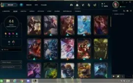 CONTA LEAGUE OF LEGENDS / ALL CHAMPS - 44 SKINS - PLAT 4