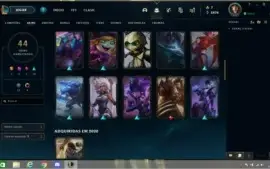 CONTA LEAGUE OF LEGENDS / ALL CHAMPS - 44 SKINS - PLAT 4