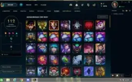 CONTA LEAGUE OF LEGENDS / ALL CHAMPS - 44 SKINS - PLAT 4