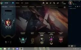 CONTA LEAGUE OF LEGENDS / ALL CHAMPS - 44 SKINS - PLAT 4