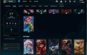 Conta prata 3 MAIN KATARINA com 27 skins e 30 champs