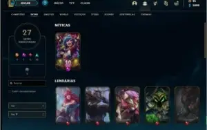 Conta prata 3 MAIN KATARINA com 27 skins e 30 champs