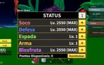 Conta de blox fruits