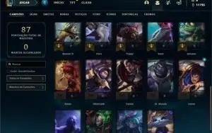Conta Platina 4 com 30 Champs e 3 Skins