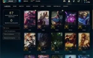 Conta Platina 4 com 30 Champs e 3 Skins