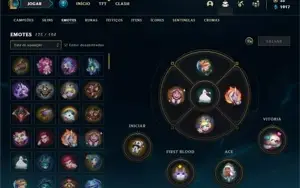 Conta Platina 4 com TODOS os champs e 263 Skins + 1 RARA