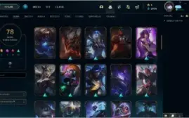Conta lol com várias skins