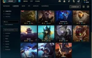 Conta bronze 2 com 136 champs e 82 skins