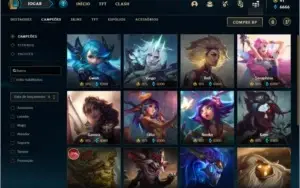 Conta bronze 2 com 136 champs e 82 skins