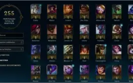CONTA OURO 5 86 CHAMPIONS 39 SKINS!!!