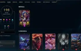 Conta Lol 198 Skins, Full Acesso.