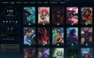 Conta Lol 198 Skins, Full Acesso.