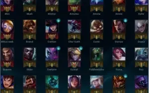Conta League of Legends Ex: gold, atualmente unraked
