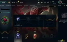 Conta LOL - Diamante IV, 64% de WR(E-MAIL NÃO VERIFICADO)