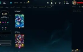 Conta platina 3 com TODOS os champs e 160 Skins (NIVEL 633)