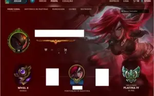 Conta PLATINA, 82 champions e 31 Skins - League of Legends