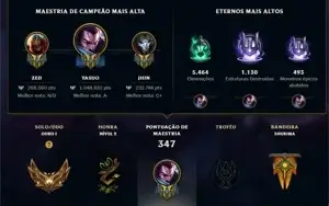 2 contas League of Legends