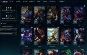 2 contas League of Legends