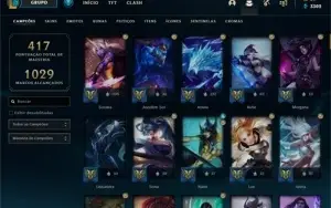 2 contas League of Legends