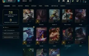 Conta league of legends