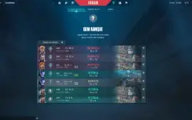 Contas Valorant Platina Com Ranked Liberada Smurf
