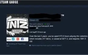 Conta Steam com 317 jogos