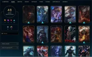 Conta Diamante 1 Ex Mestre 50 Skins
