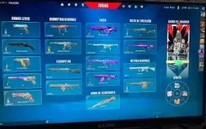 Conta diamante 3 com muitas skins