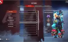 CONTA APEX HERANÇA DO OCTANE MESTRE S9 E DIAMANTE 1 S10