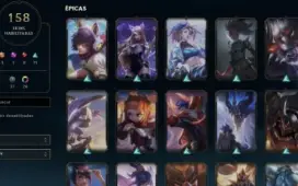 Conta Lol + 158 Skins E 1 Milhão E 600 Mil De Maestria!