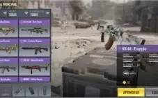 Conta cod mobile,nível 150,com arma lendária e épicas