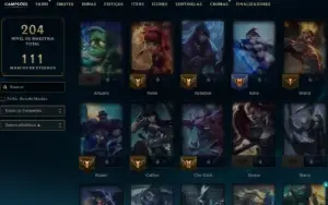 Ouro, Skins Mitica + Lendárias, 25 No Total! 17K Ea, Honra 4