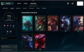Conta Platina 1 League of Legends