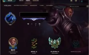 Conta Platina 1 League of Legends
