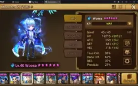 Conta summoners war global com 28 nat 5 - PVE completo