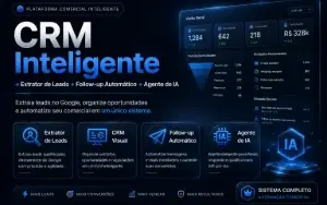 CRM Intelingente + Extrator Automatico+Follow-Up +Agente Ia