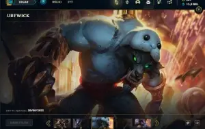 Conta bronze 1 com TODOS os champs e 386 Skins ( Nivel 852 )