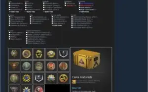 Conta CSGO com muitas medalhas, CSGO medalhas de serviço