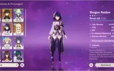 ✨CONTA GENSHIN IMPACT AR33 SHOGUN,ZHONGLI E GANYU✨