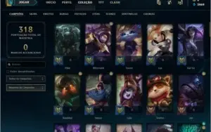 Conta de LoL plat2 ex diamond1, 97 skins main sup