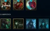Conta Lol Diamante 1 Todos Champs 120 Skins Borda De Mestre