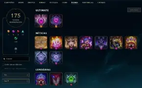 Conta Lol Diamante 1 Todos Champs 120 Skins Borda De Mestre