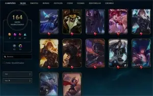 Conta lol 2014 d2 (mestre ult season )+ valorant skin faca +