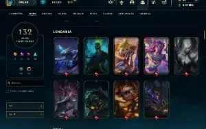 Fullacesso - Conta De 2012 - 132 Skins - Level 518 - 166 Cam