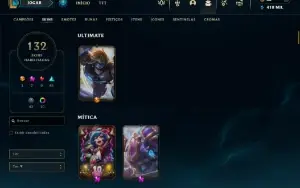 Fullacesso - Conta De 2012 - 132 Skins - Level 518 - 166 Cam