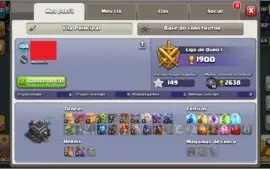 Conta Clash Of Clans CV9 FULL + Construtor FULL