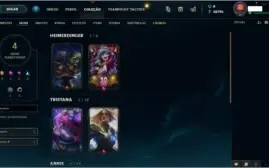 Conta LOL Diamante IV para 2020, 39k Essência Azul